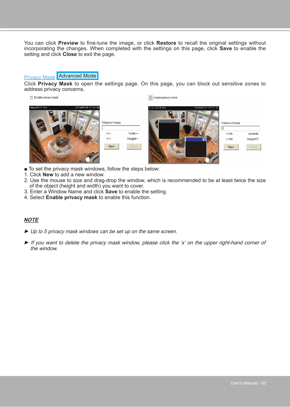 LevelOne FCS-7111 User Manual | Page 65 / 143