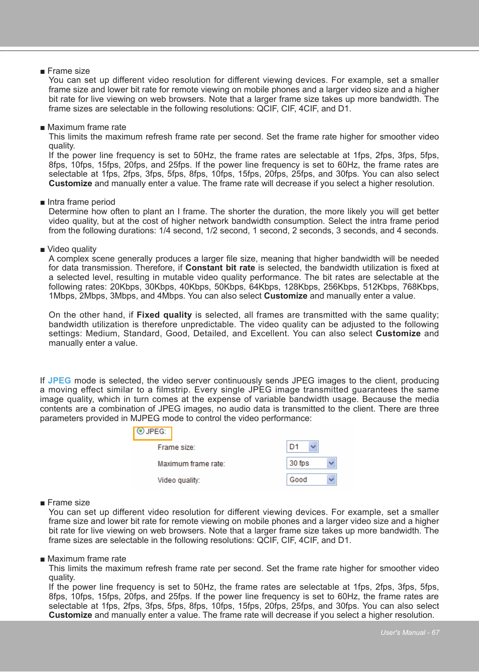 LevelOne FCS-7111 User Manual | Page 67 / 143