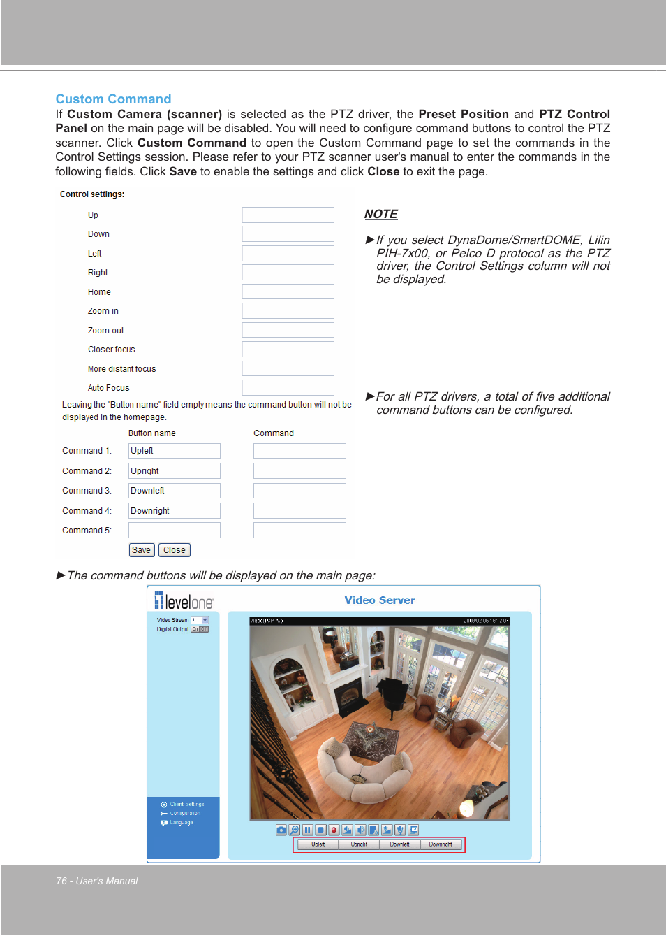 LevelOne FCS-7111 User Manual | Page 76 / 143