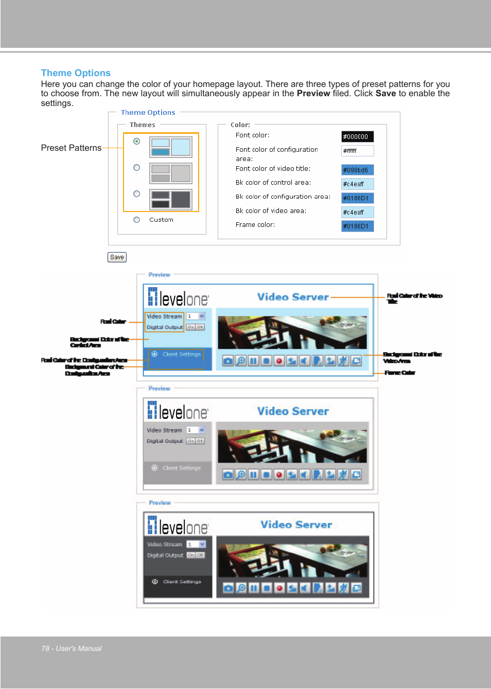 LevelOne FCS-7111 User Manual | Page 78 / 143