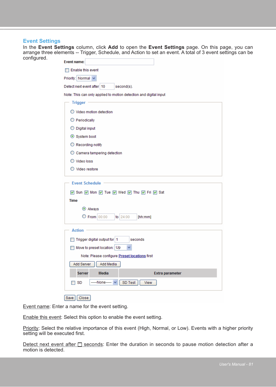 LevelOne FCS-7111 User Manual | Page 81 / 143