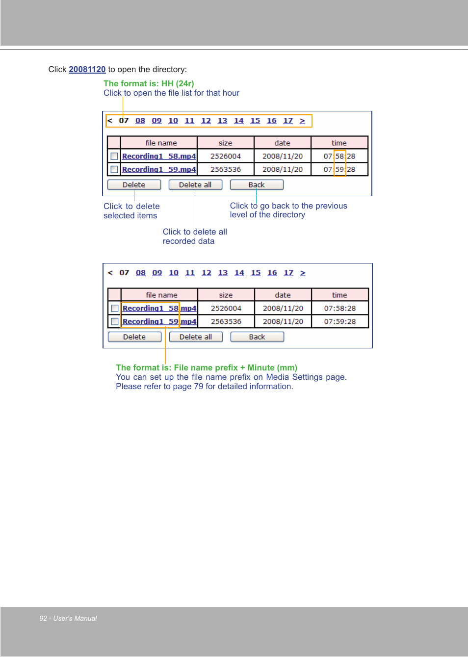 LevelOne FCS-7111 User Manual | Page 92 / 143