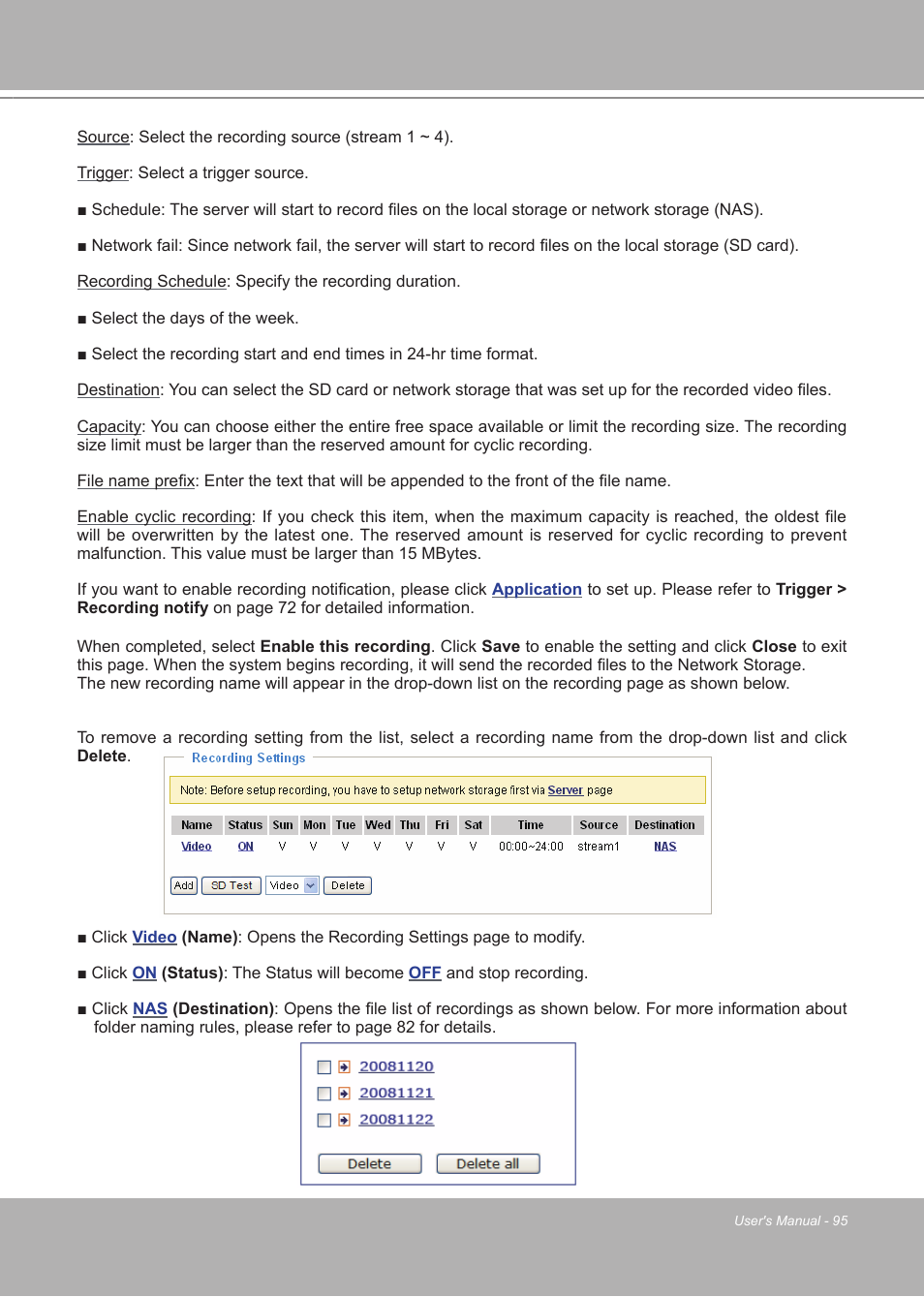 LevelOne FCS-7111 User Manual | Page 95 / 143