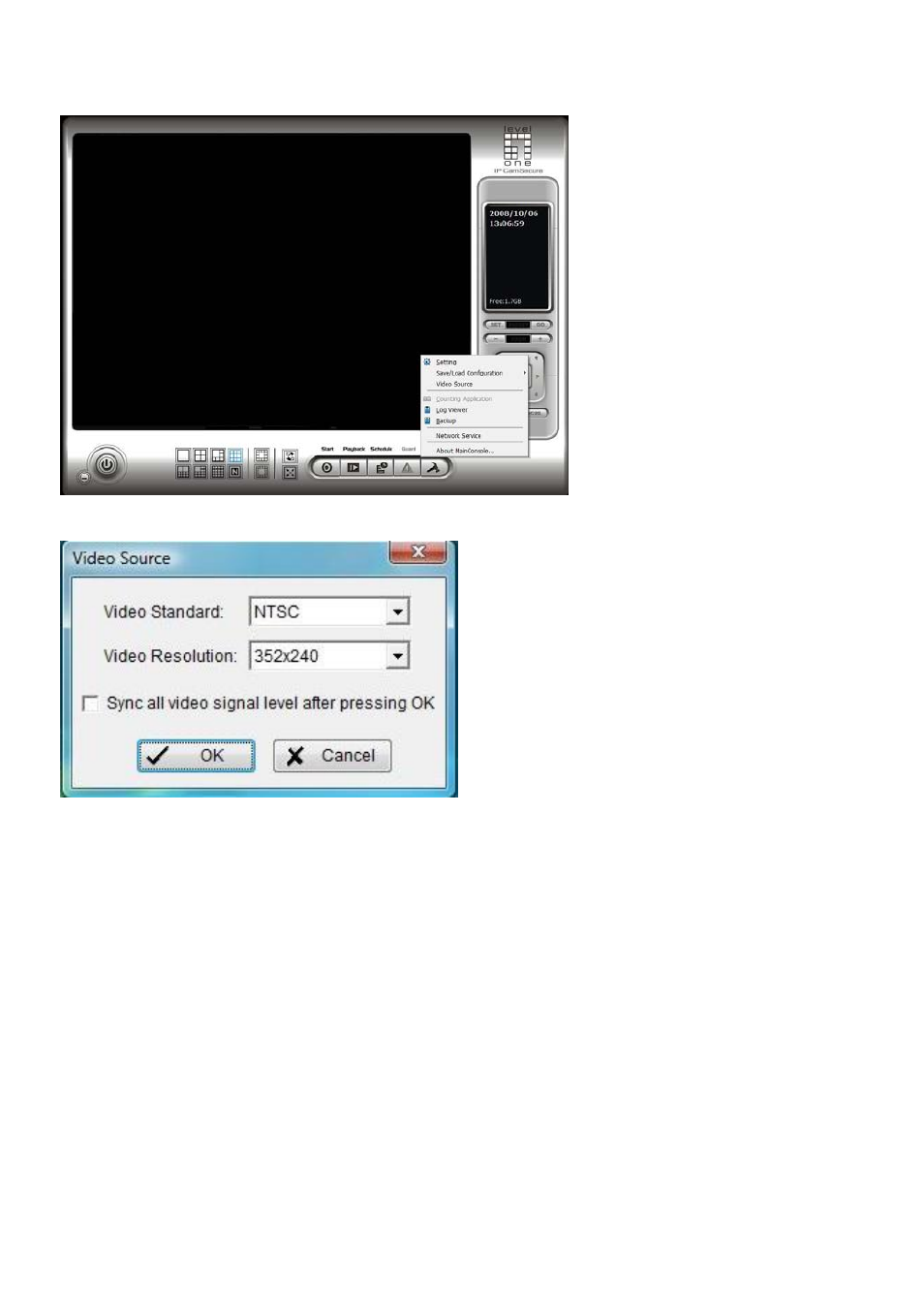 Run ip camsecure | LevelOne FCS-8005 User Manual | Page 9 / 11