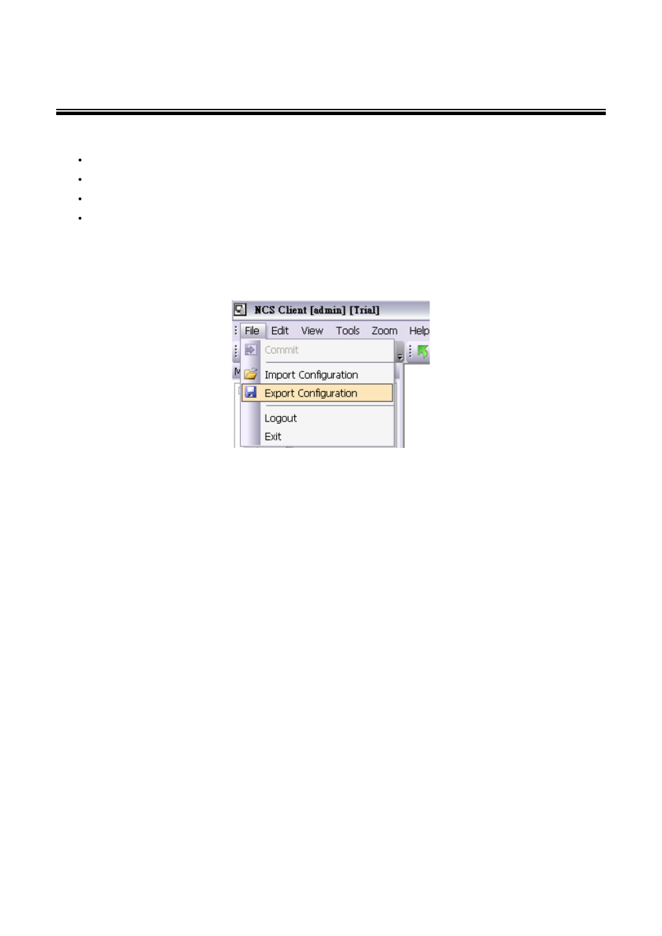 Importing/exporting cms client configuration, To import or export cms client configuration | LevelOne FCS-9900 User Manual | Page 57 / 98