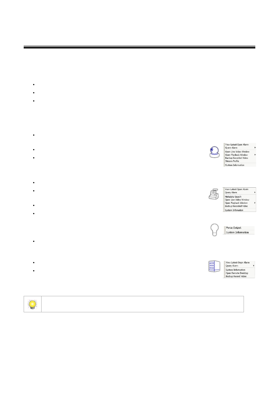 Device alarm menus | LevelOne FCS-9900 User Manual | Page 79 / 98