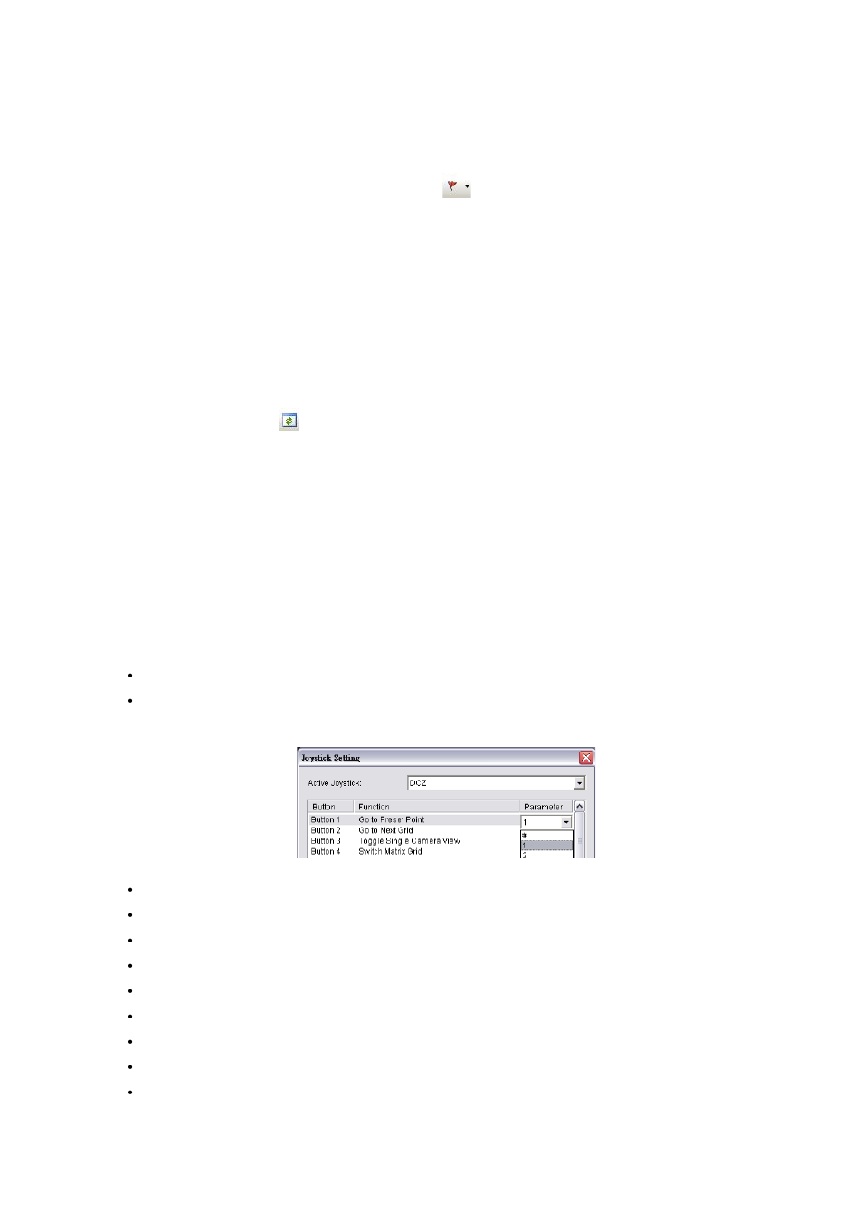 To toggle allow show video on event, To toggle tour, Joystick control | To setup joystick control | LevelOne FCS-9900 User Manual | Page 92 / 98