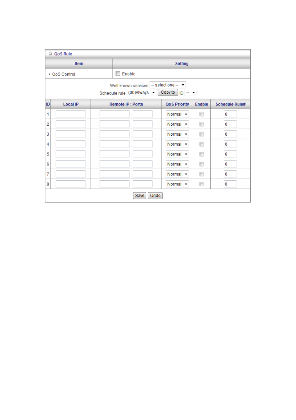 4 qos | LevelOne WBR-6012 User Manual | Page 65 / 79