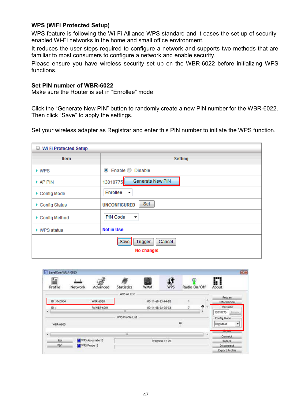 LevelOne WBR-6022 User Manual | Page 48 / 89