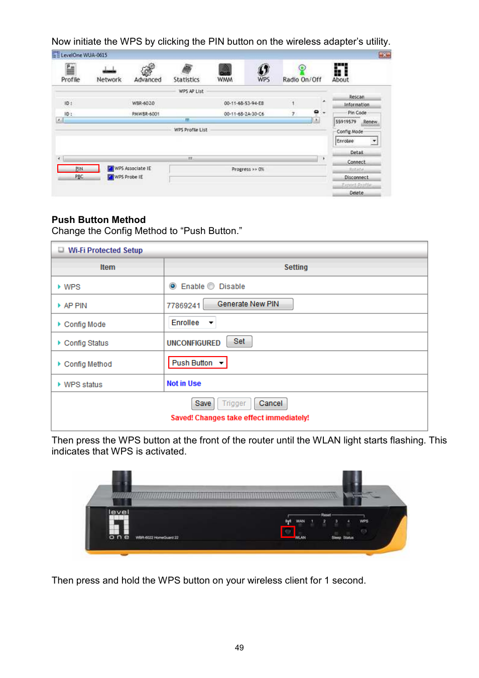 LevelOne WBR-6022 User Manual | Page 50 / 89