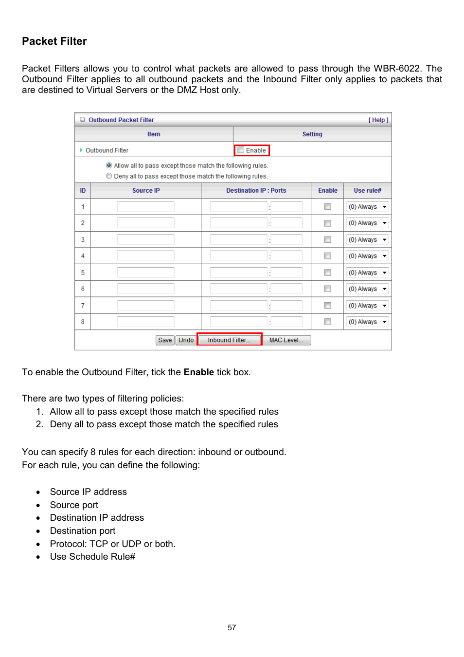 LevelOne WBR-6022 User Manual | Page 58 / 89