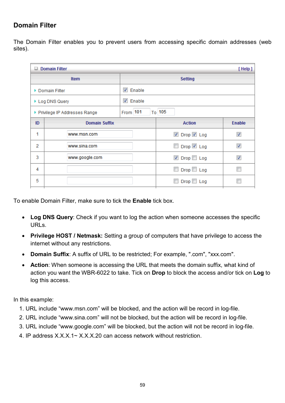 LevelOne WBR-6022 User Manual | Page 60 / 89