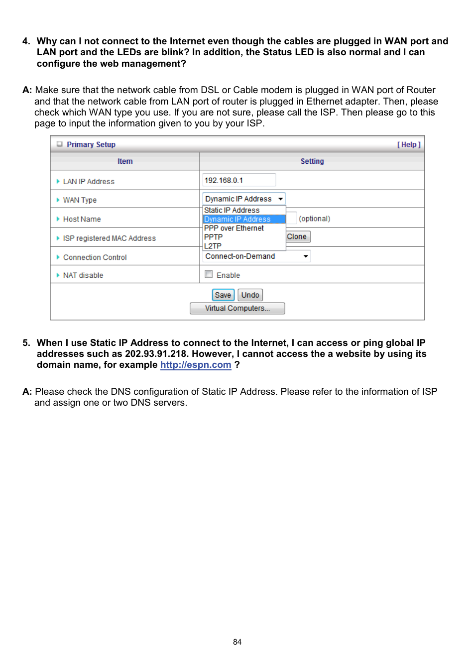 LevelOne WBR-6022 User Manual | Page 85 / 89