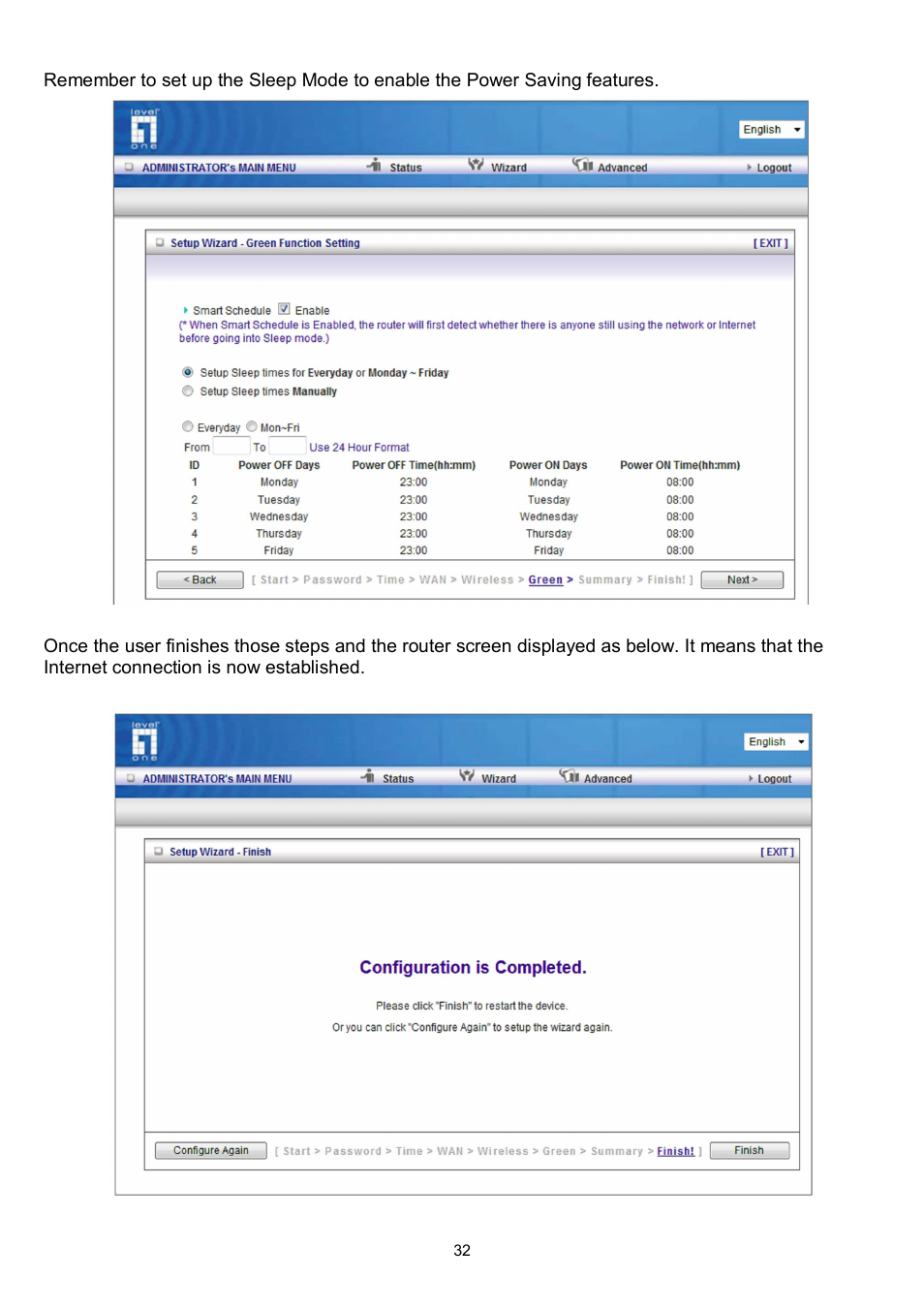 LevelOne WBR-6022 User Manual | Page 34 / 87