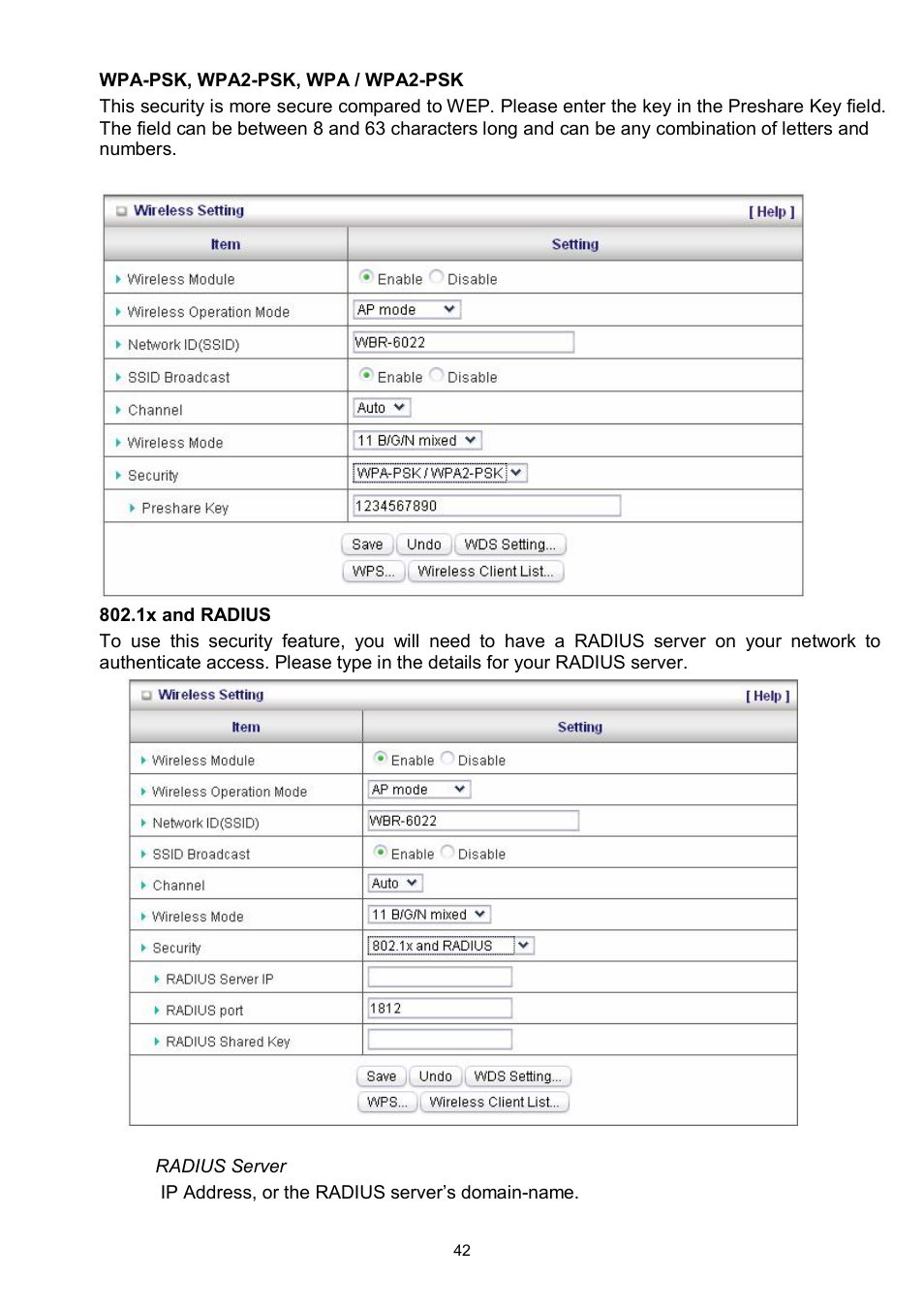 LevelOne WBR-6022 User Manual | Page 44 / 87