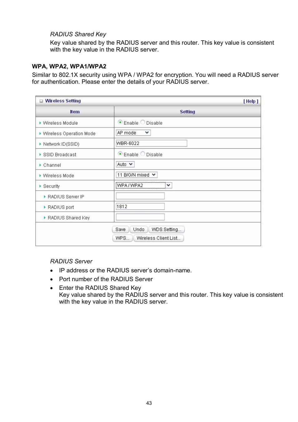LevelOne WBR-6022 User Manual | Page 45 / 87