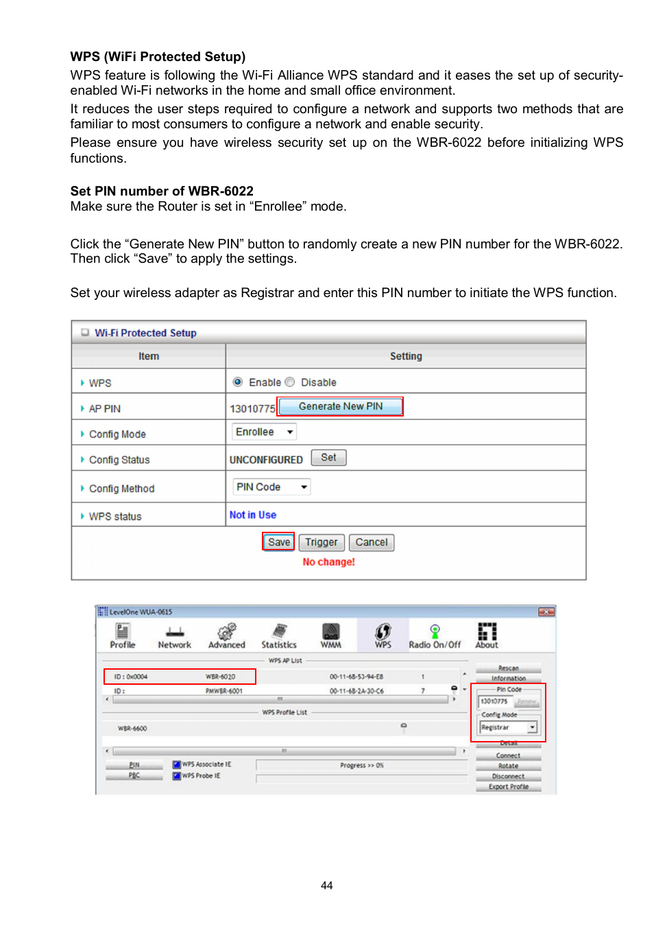 LevelOne WBR-6022 User Manual | Page 46 / 87