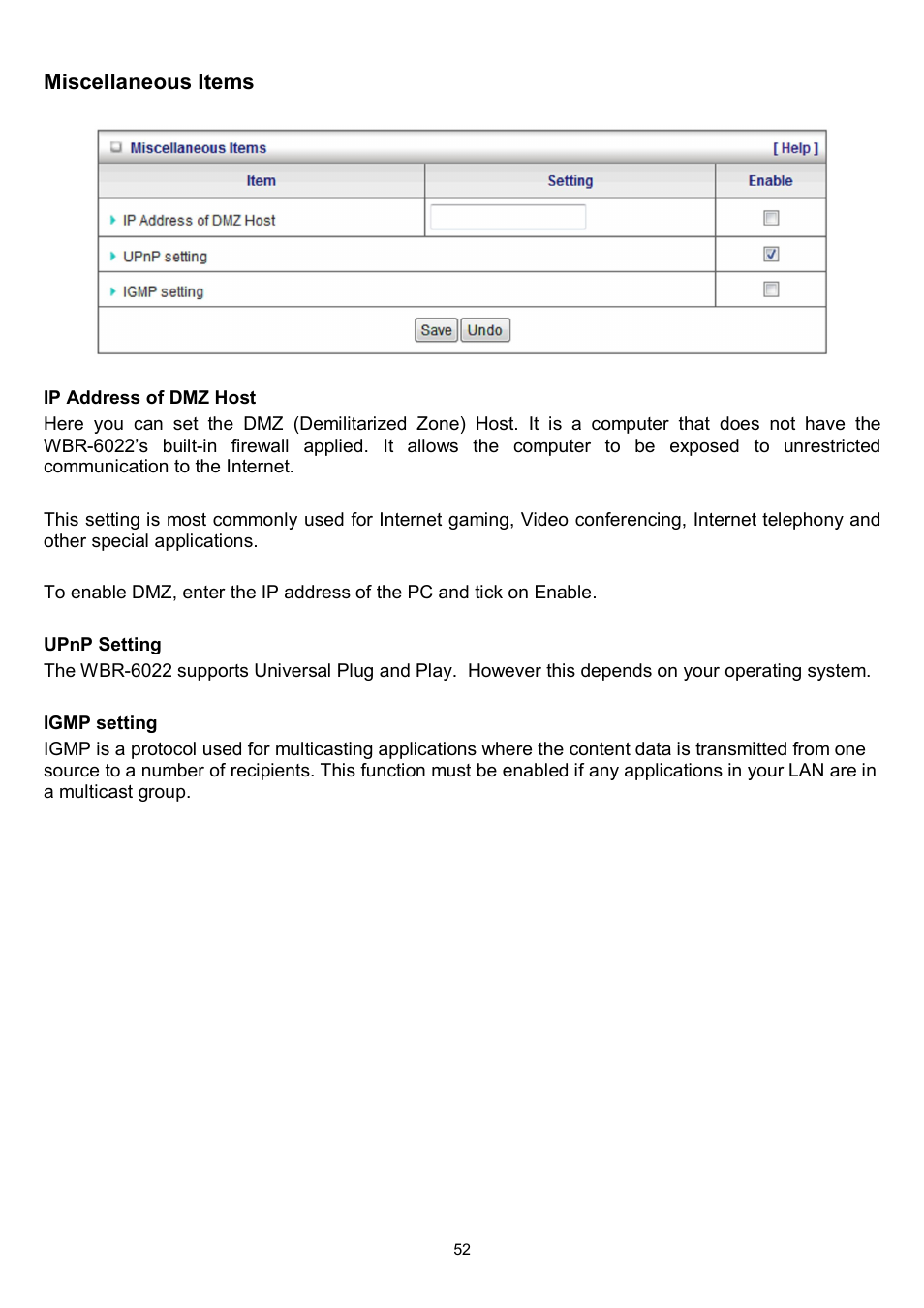LevelOne WBR-6022 User Manual | Page 54 / 87