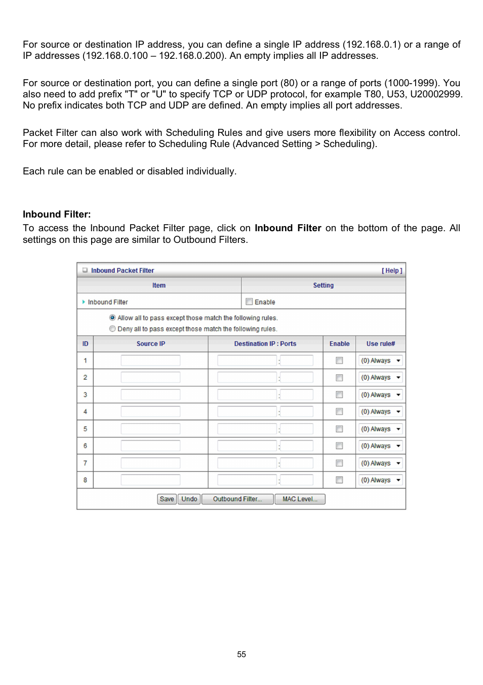 LevelOne WBR-6022 User Manual | Page 57 / 87