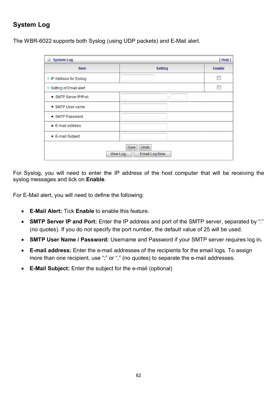 LevelOne WBR-6022 User Manual | Page 64 / 87