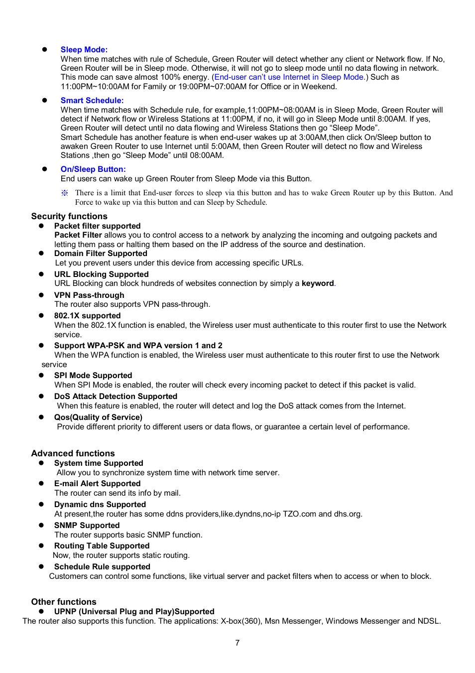 LevelOne WBR-6022 User Manual | Page 7 / 87