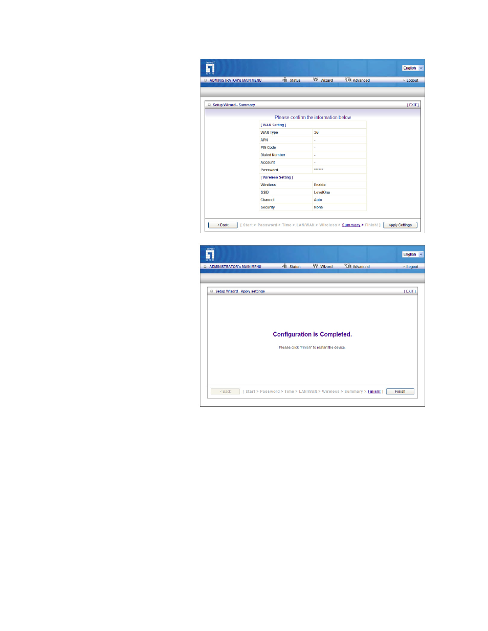 LevelOne WBR-6801 User Manual | Page 20 / 53