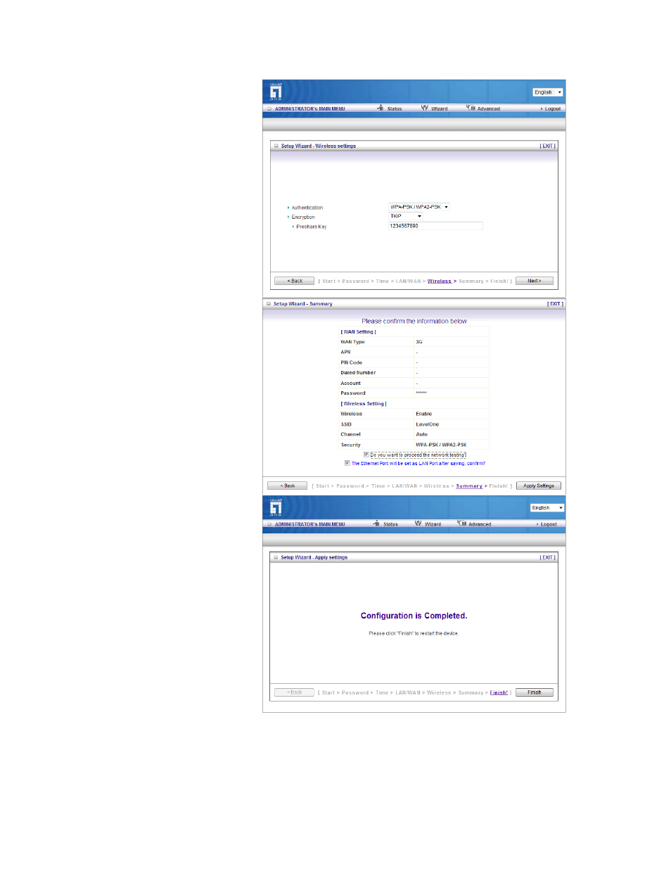 LevelOne WBR-6804 User Manual | Page 16 / 70