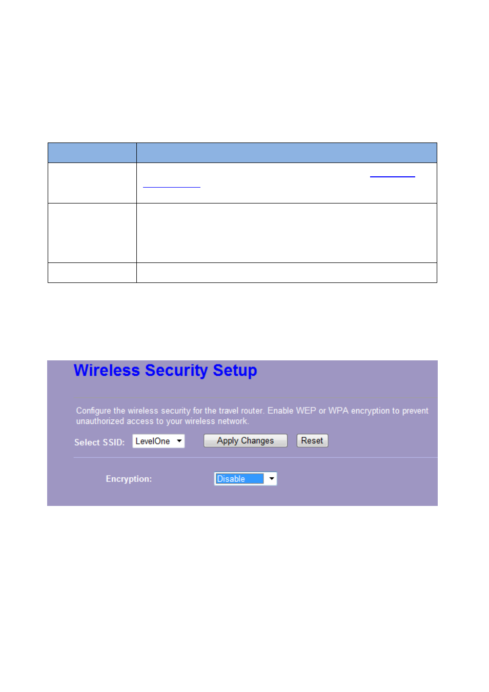 3 security | LevelOne WBR-6805 User Manual | Page 24 / 49