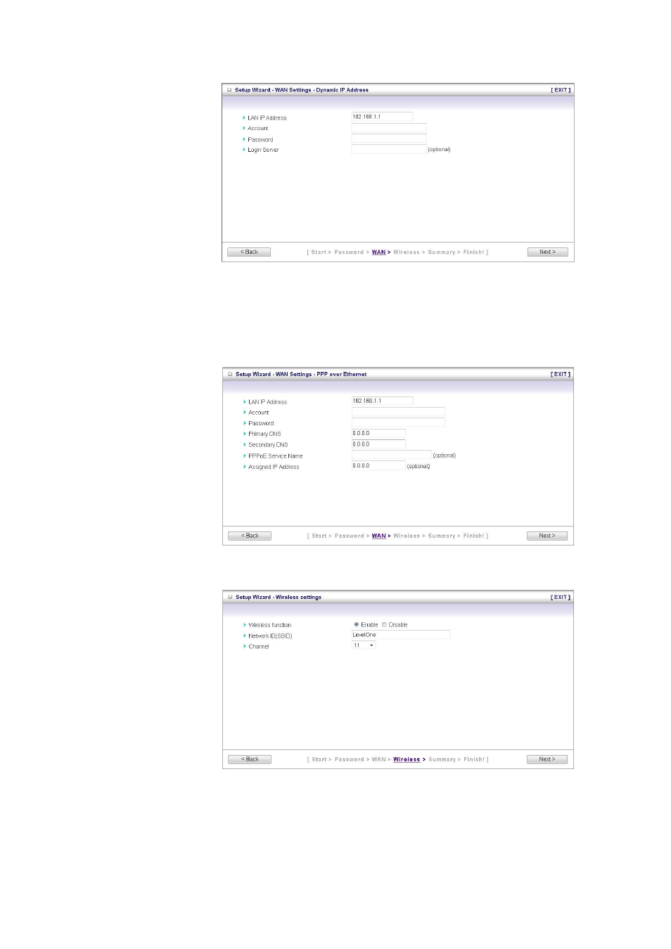 LevelOne WGR-6012 User Manual | Page 19 / 83