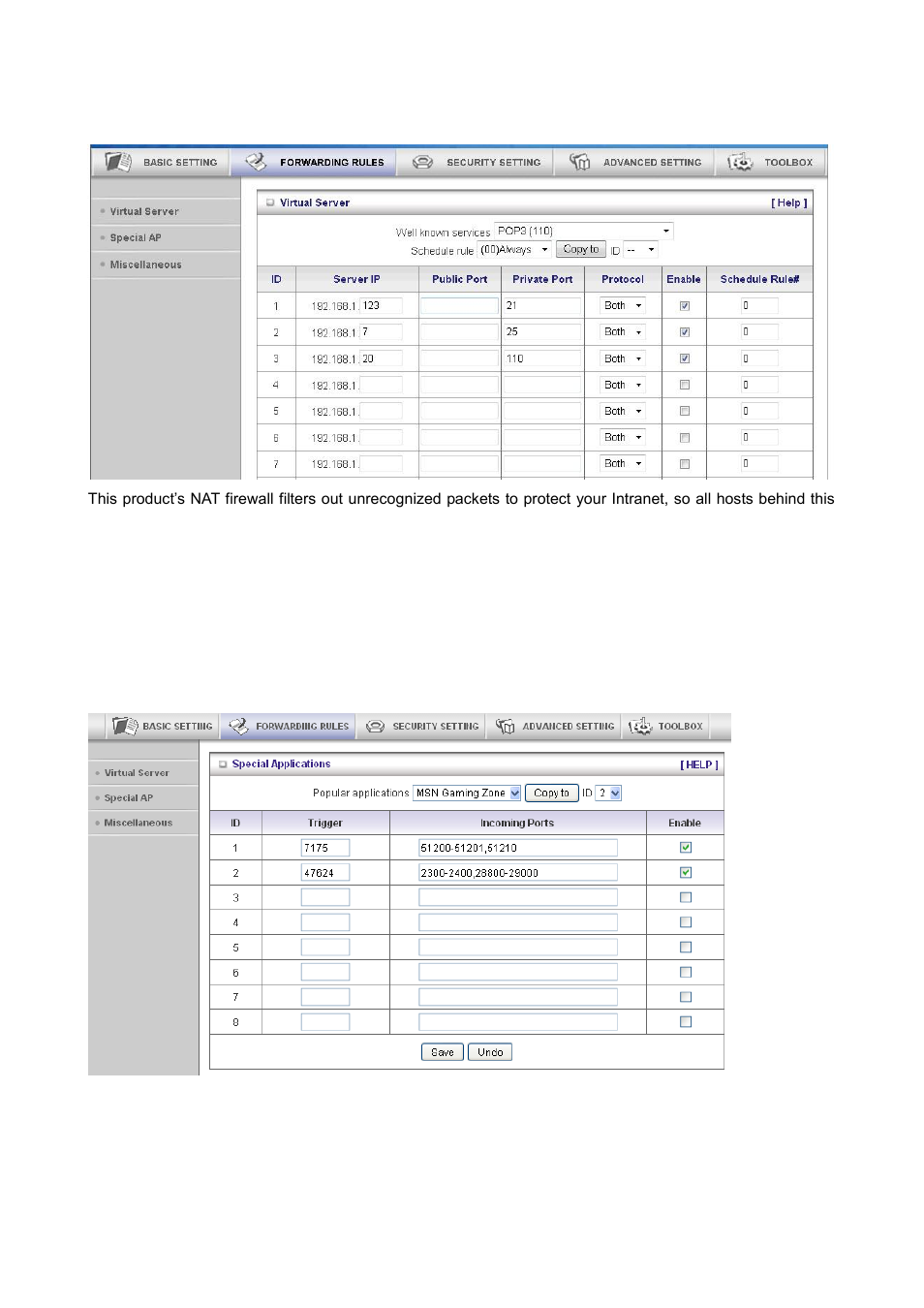 LevelOne WGR-6012 User Manual | Page 37 / 83