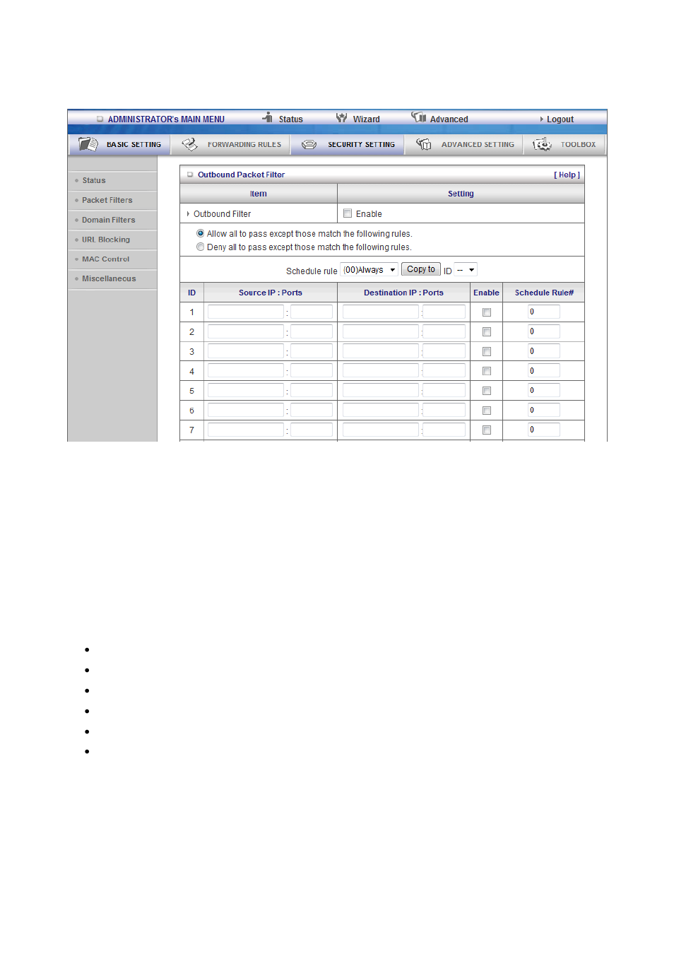 LevelOne WGR-6012 User Manual | Page 40 / 83