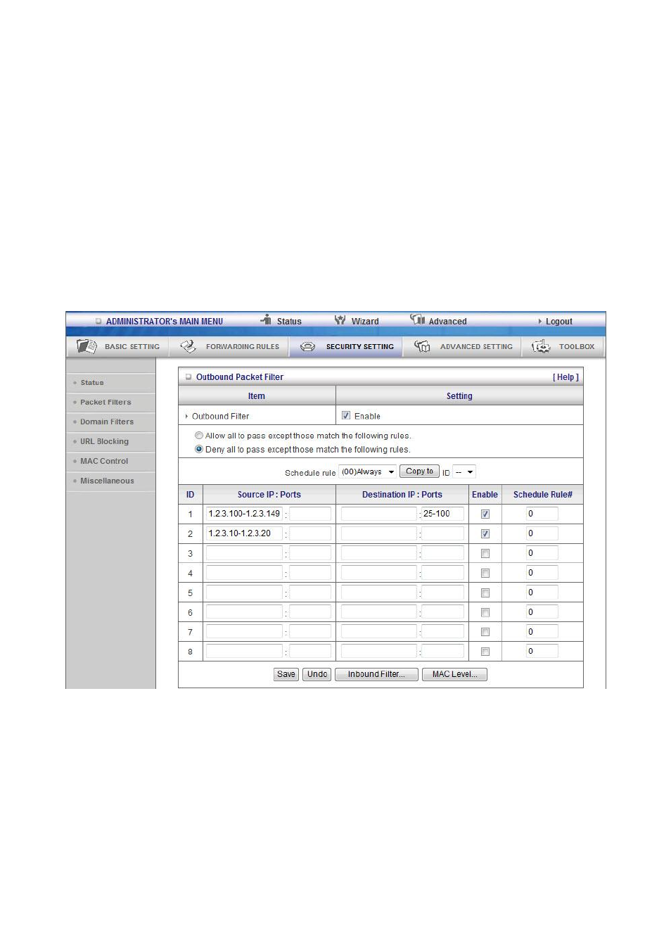 LevelOne WGR-6012 User Manual | Page 41 / 83