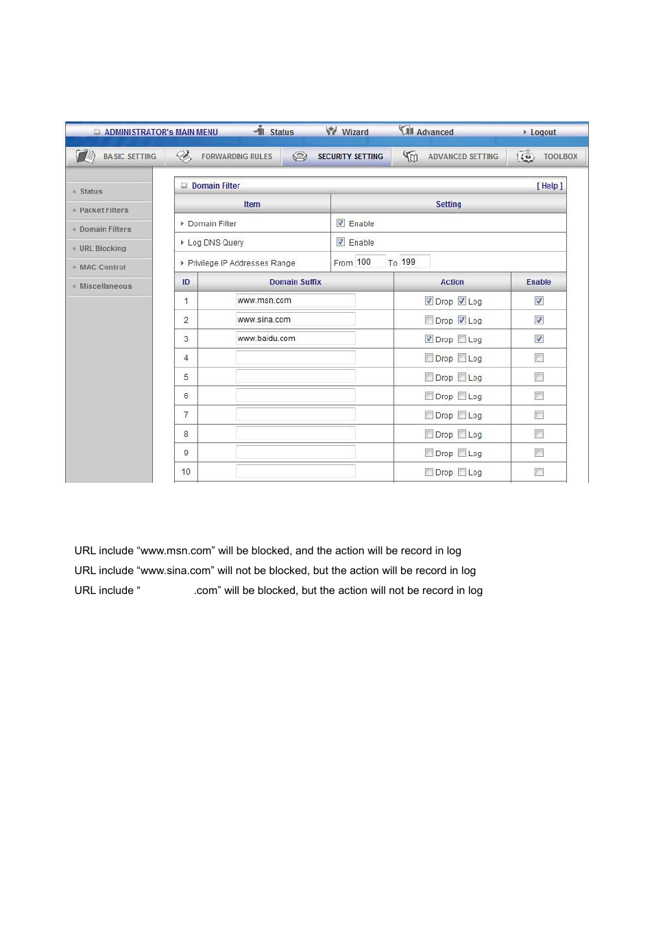 LevelOne WGR-6012 User Manual | Page 46 / 83