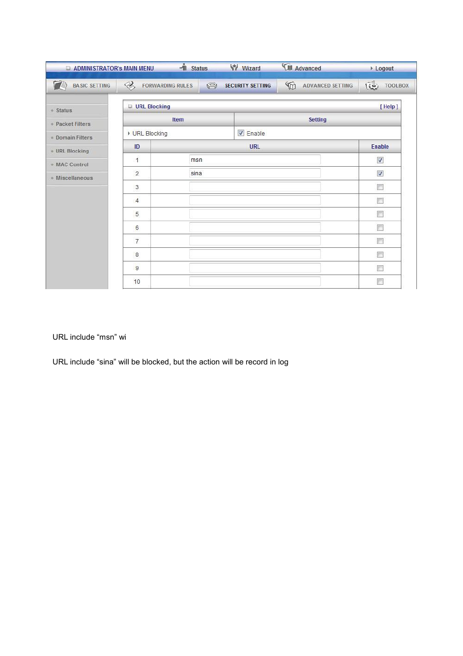 LevelOne WGR-6012 User Manual | Page 48 / 83