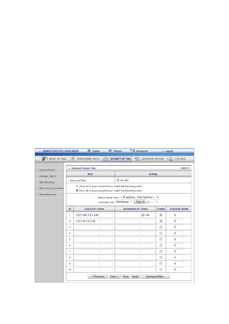 LevelOne WGR-6013 User Manual | Page 59 / 93