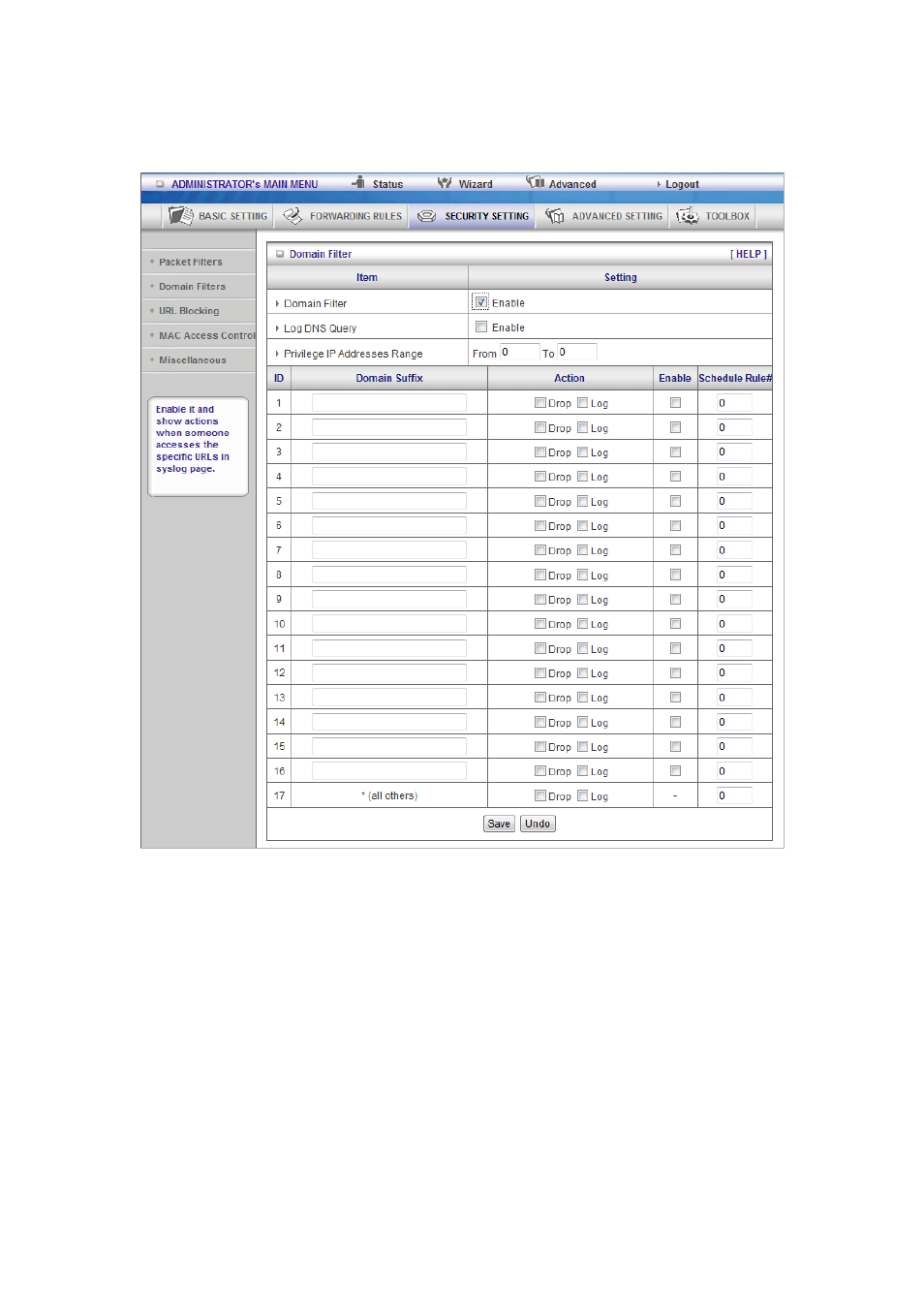 LevelOne WGR-6013 User Manual | Page 63 / 93
