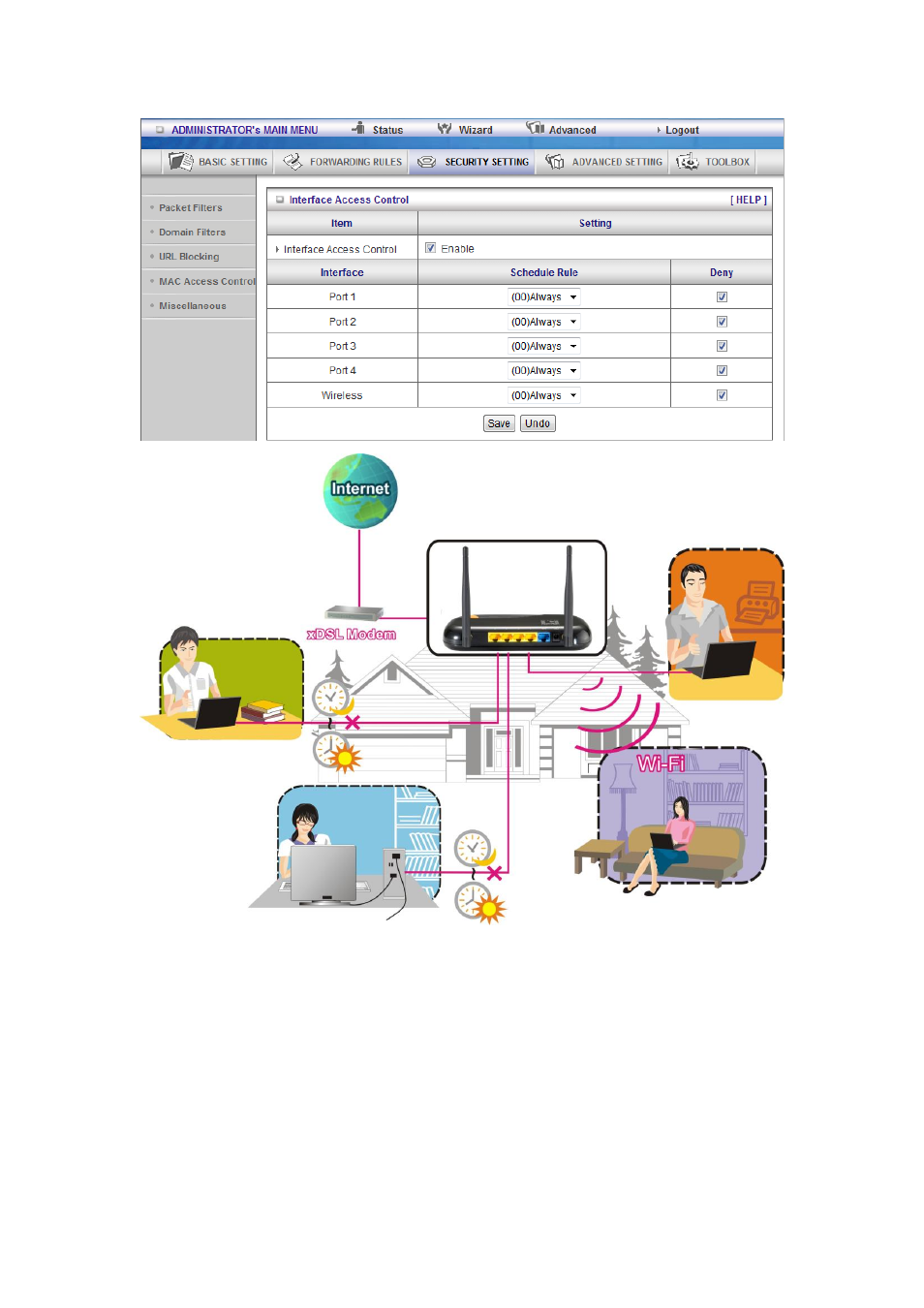LevelOne WGR-6013 User Manual | Page 73 / 93