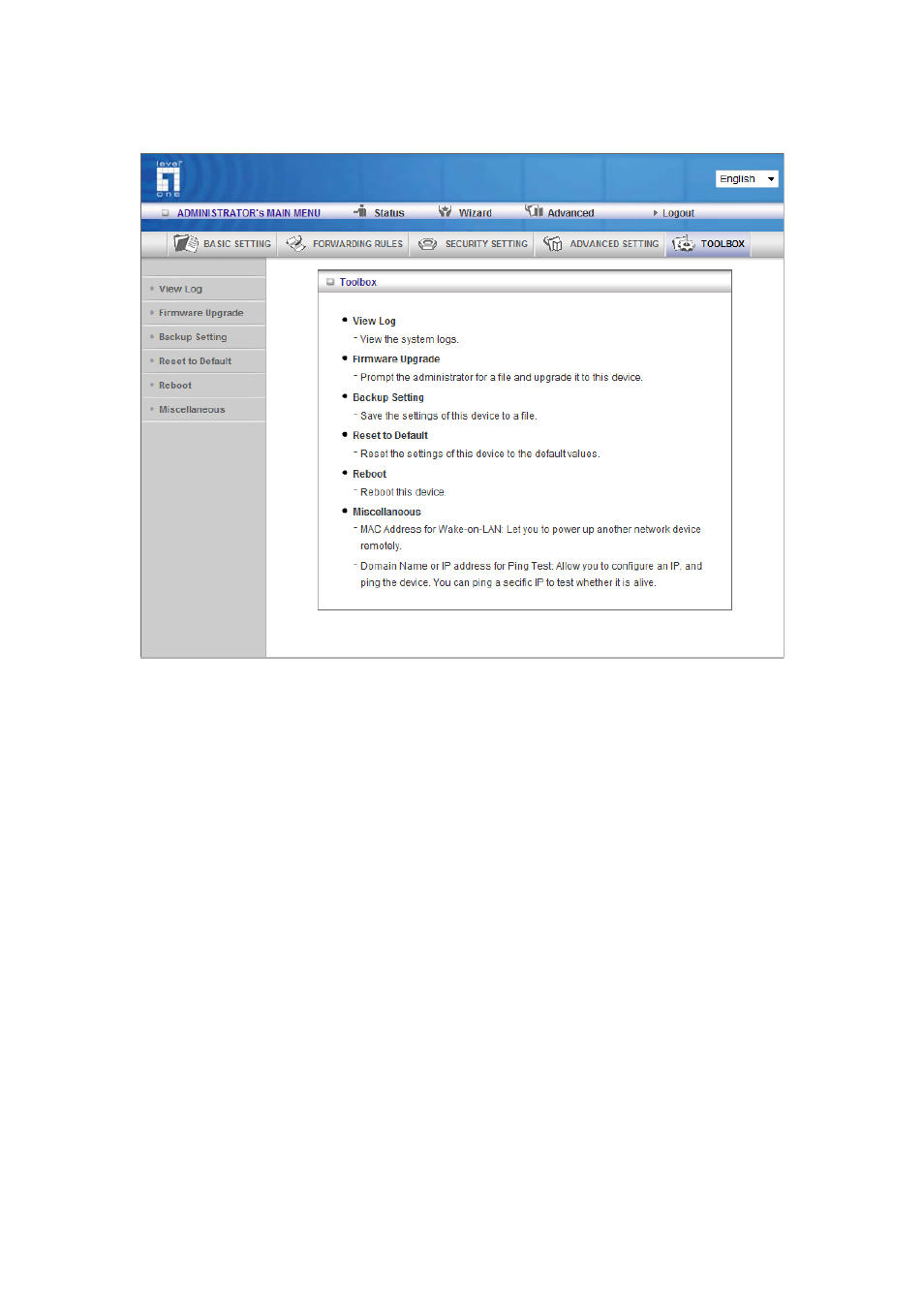 LevelOne WGR-6013 User Manual | Page 85 / 93