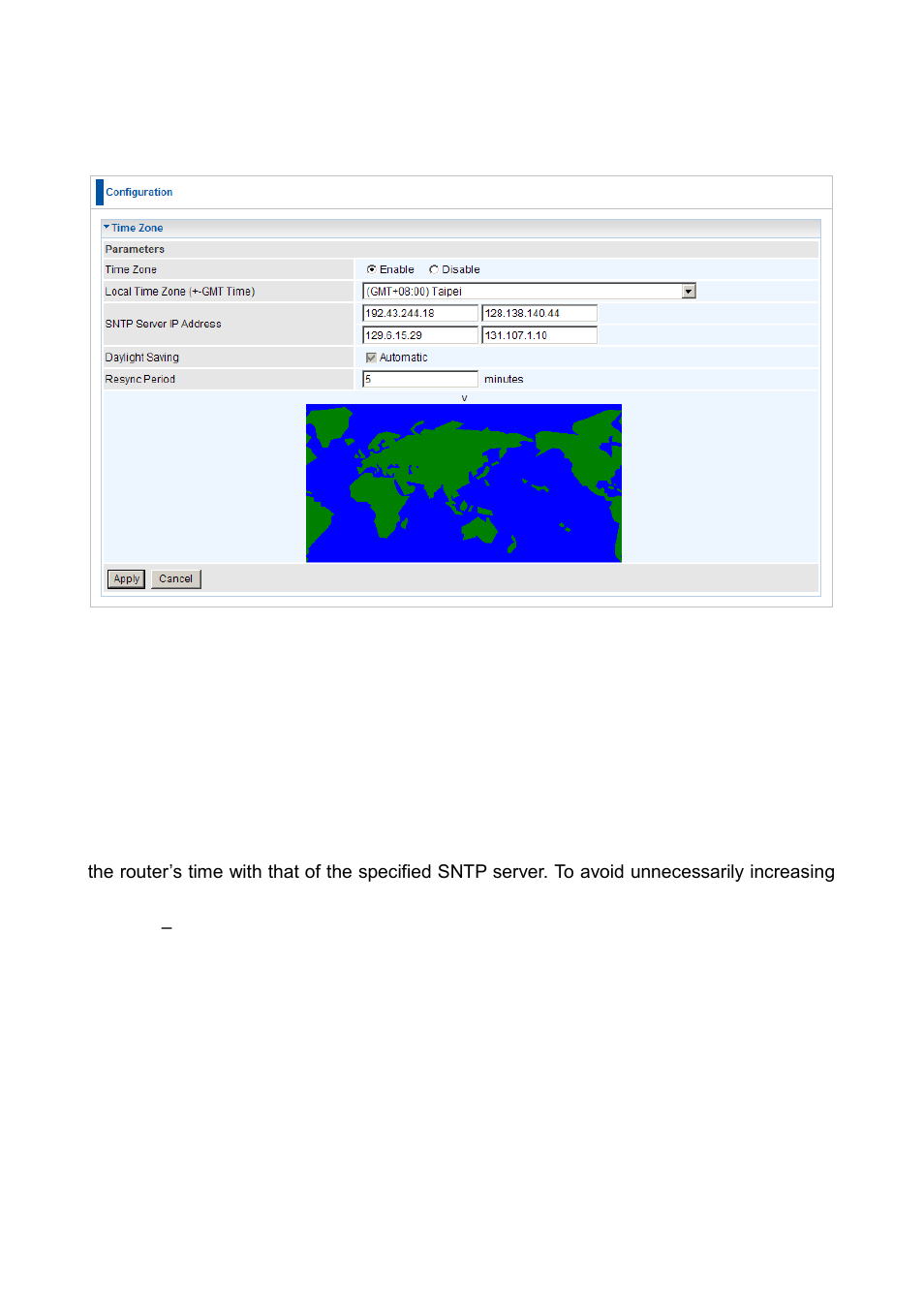 Time zone | LevelOne FBR-1461 User Manual | Page 55 / 106