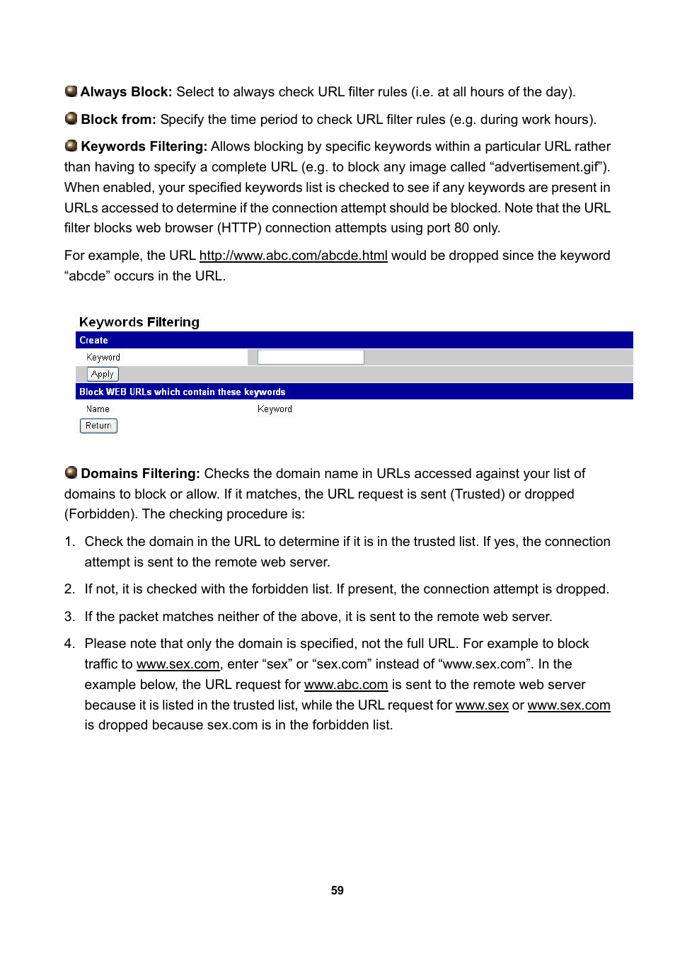 LevelOne WBR-3470 User Manual | Page 61 / 114