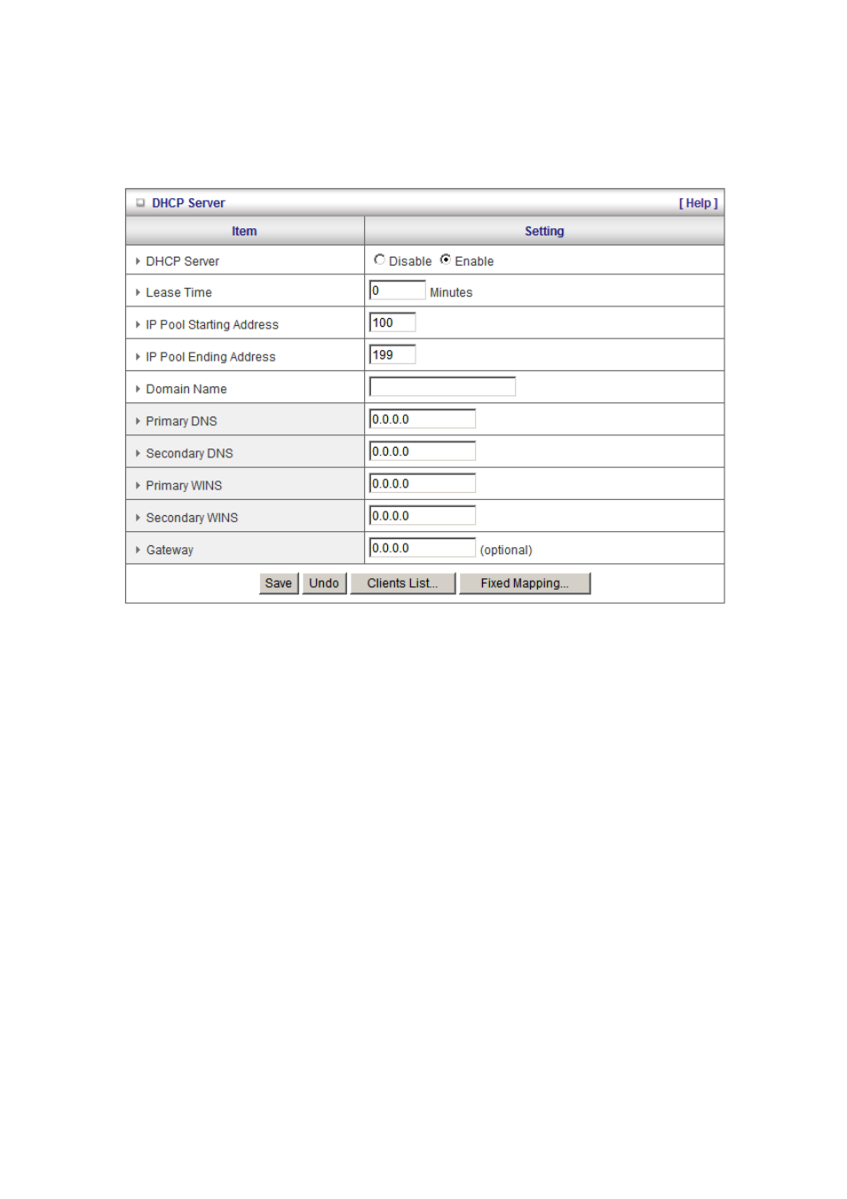 Dhcp server | LevelOne WBR-6603 User Manual | Page 27 / 76