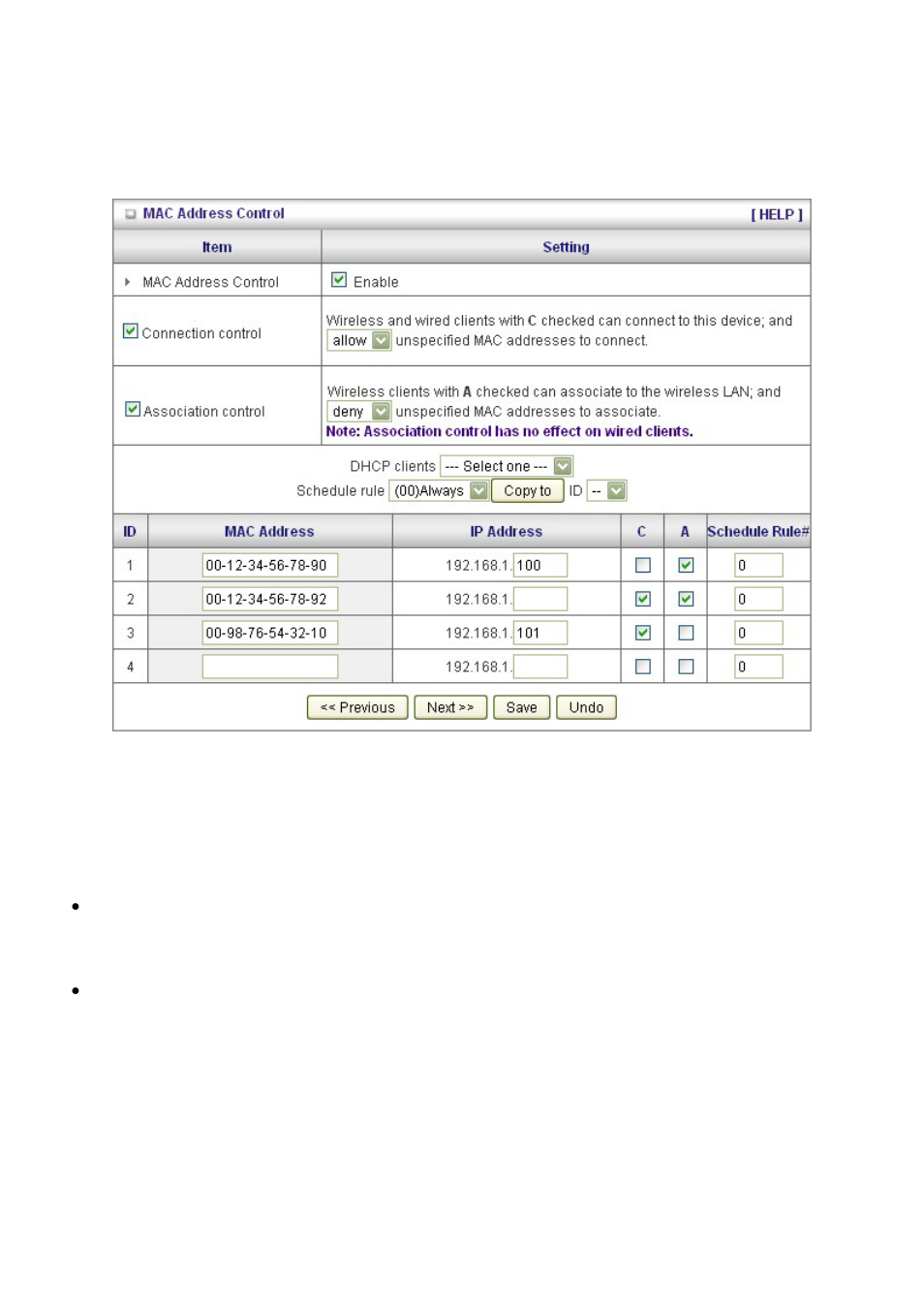 Mac control | LevelOne WBR-6603 User Manual | Page 51 / 76