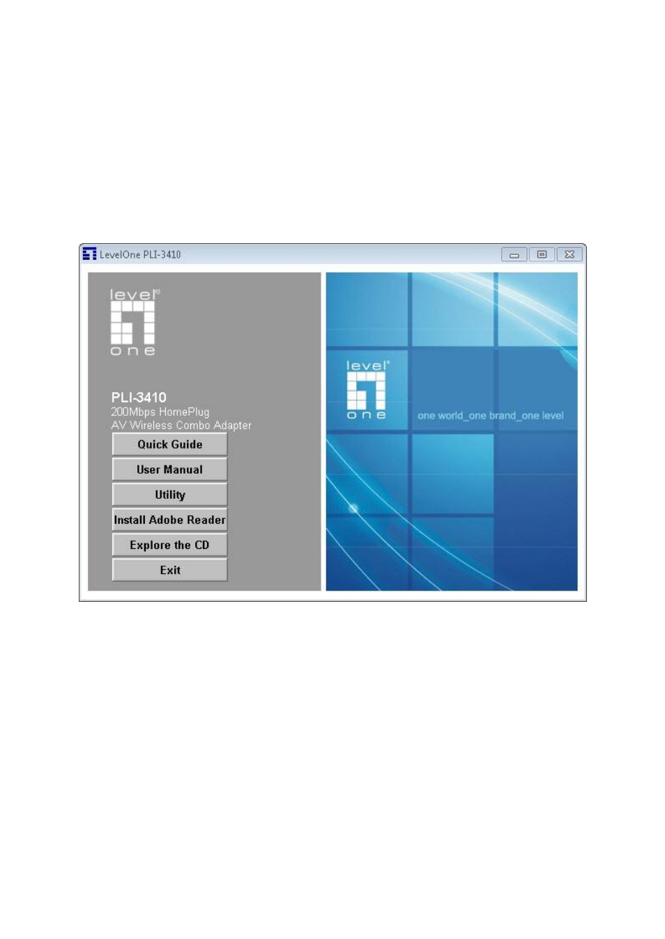 Chapter 3: utility installation | LevelOne PLI-3410 User Manual | Page 26 / 69