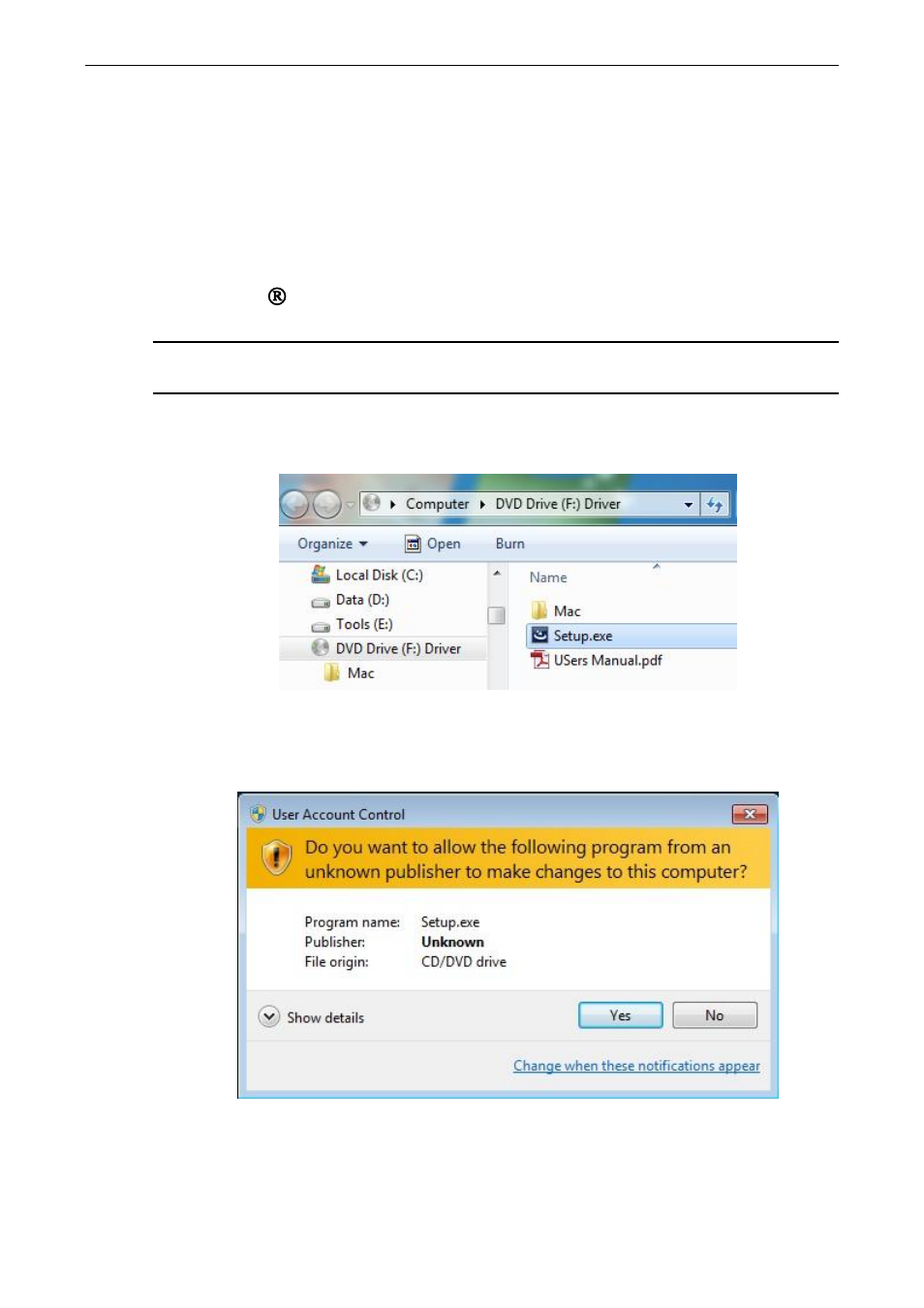 Installation, Driver installation | LevelOne USB-0401 User Manual | Page 6 / 16