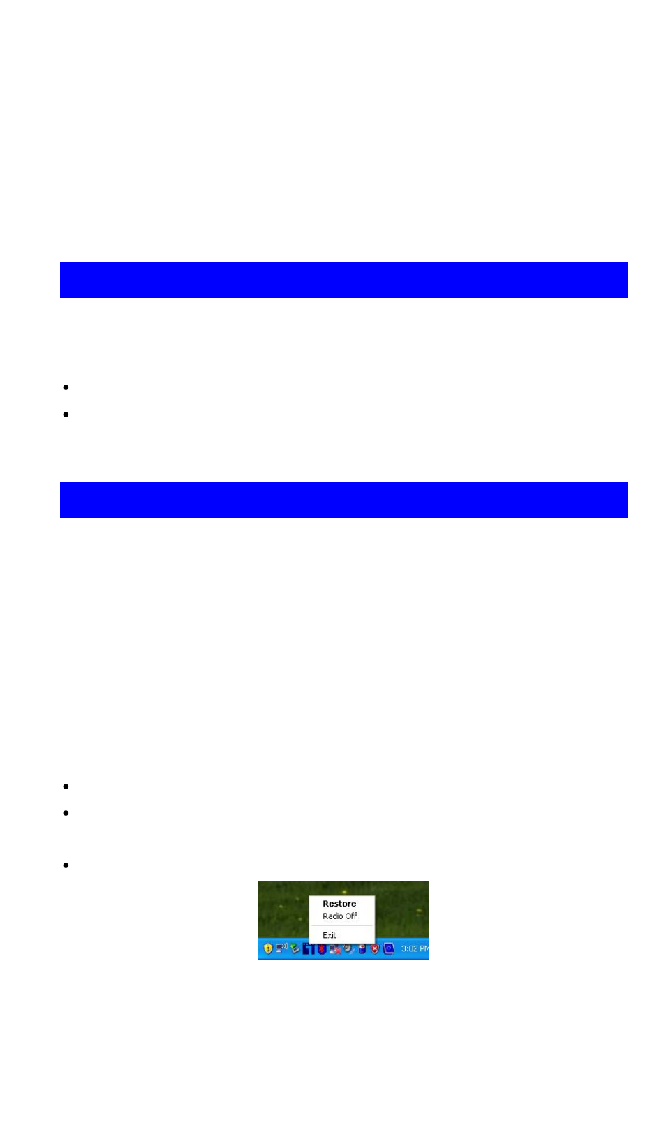 Chapter 3using the windows utility, Overview, System tray icon | Chapter 3 using the windows utility, Verview, Ystem, Using the windows utility, Chapter 3 | LevelOne WNC-0305USB User Manual | Page 7 / 23