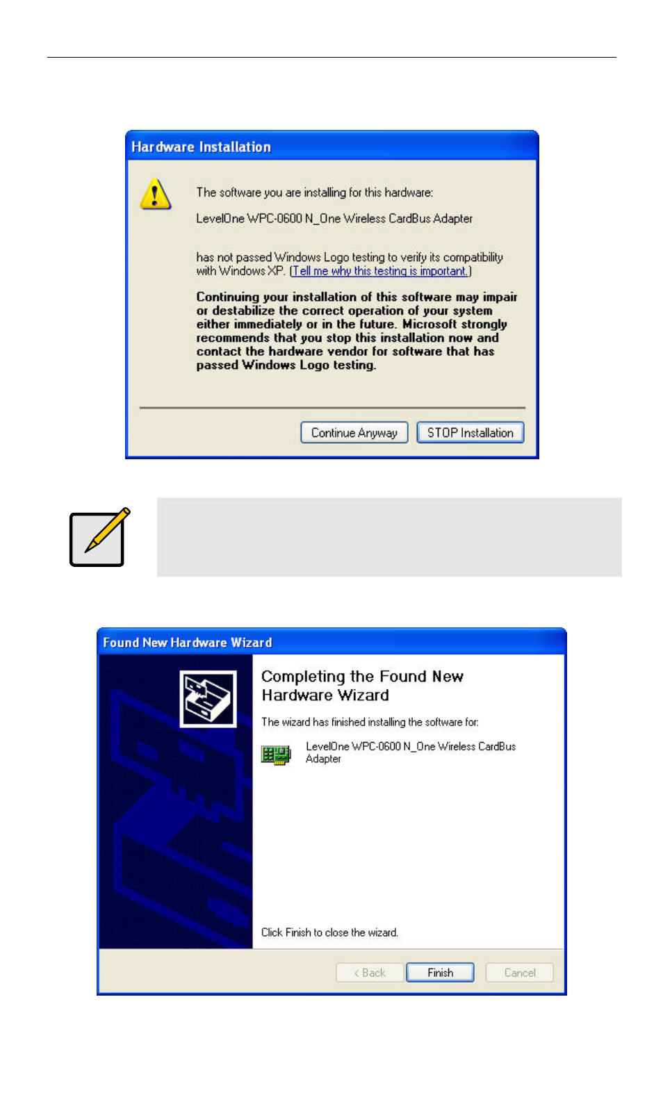 LevelOne WPC-0600 User Manual | Page 11 / 28