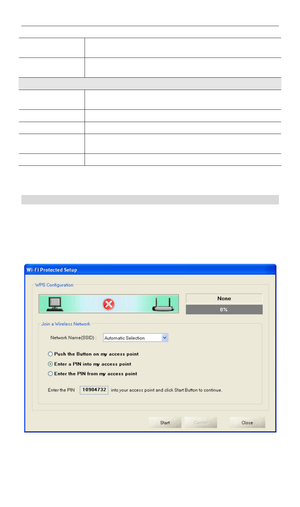 Wps function screen | LevelOne WPC-0600 User Manual | Page 21 / 28