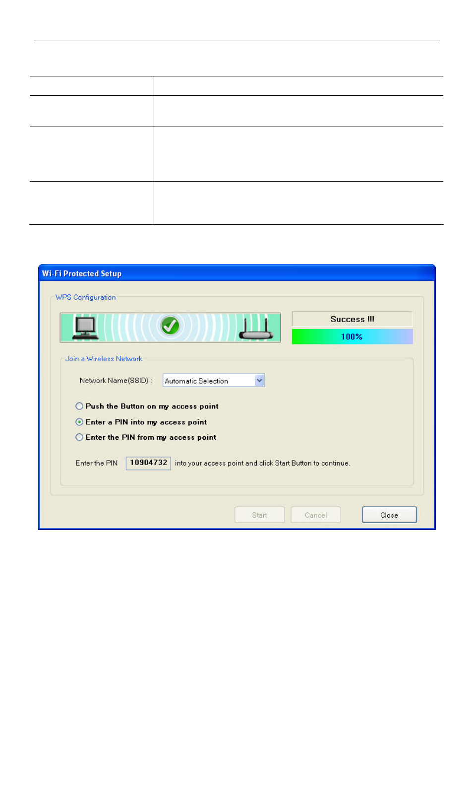Data - wps function screen | LevelOne WPC-0600 User Manual | Page 22 / 28