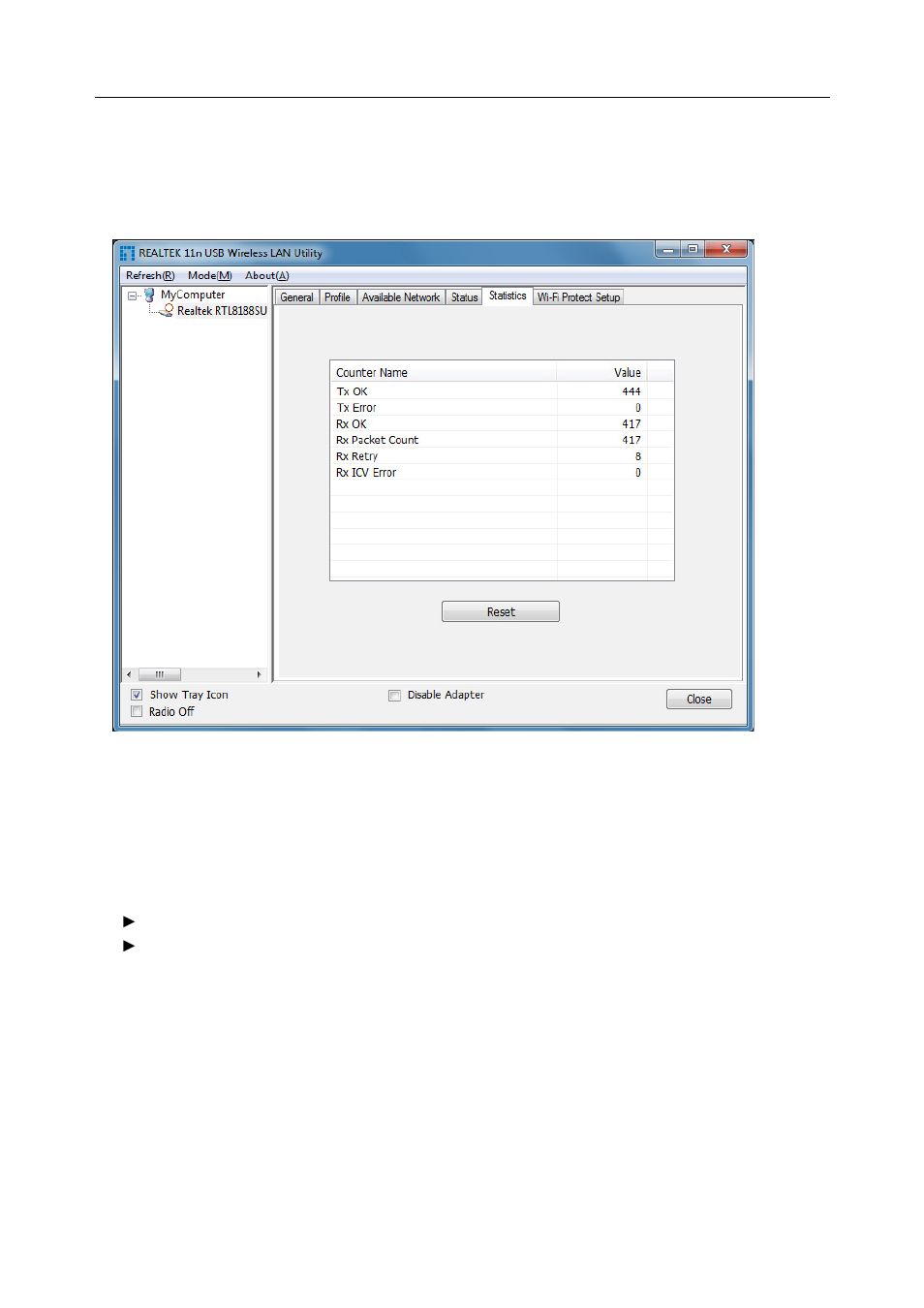 Statistics, Wi-fi protect setup | LevelOne WUA-0605 User Manual | Page 16 / 23