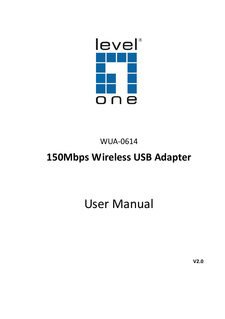 LevelOne WUA-0614 User Manual | 31 pages